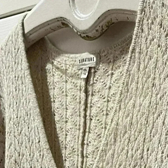 REITMANS Knit sweater with cross ans V neck  size XXL - Picture 4 of 6